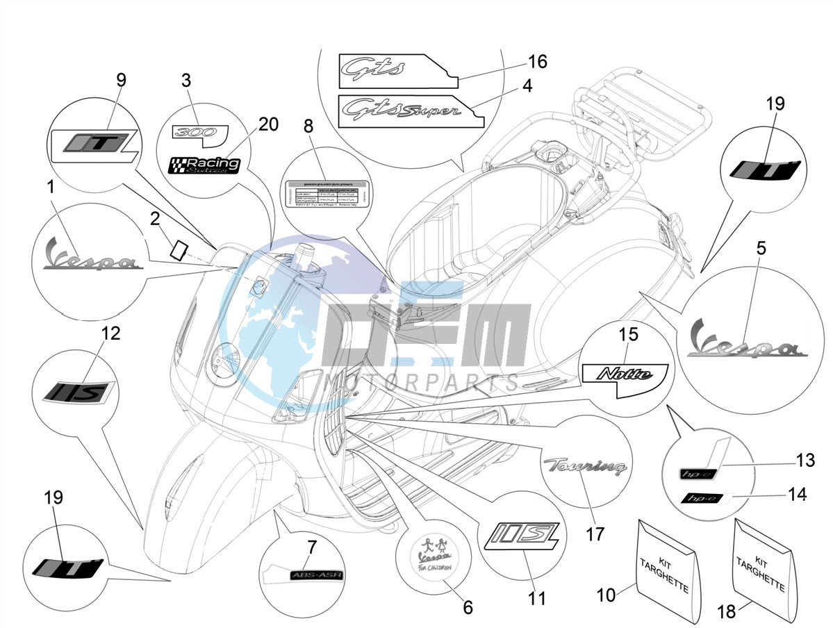 Plates - Emblems