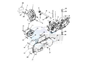 YA R AXIS 50 drawing CRANKCASE