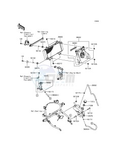 NINJA_300_ABS EX300BFF XX (EU ME A(FRICA) drawing Radiator