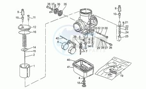 Nevada 350 drawing Carburettors