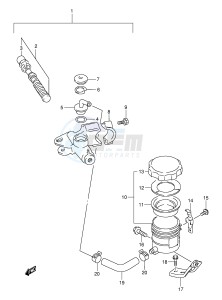 TL1000S (E2) drawing FRONT MASTER CYLINDER