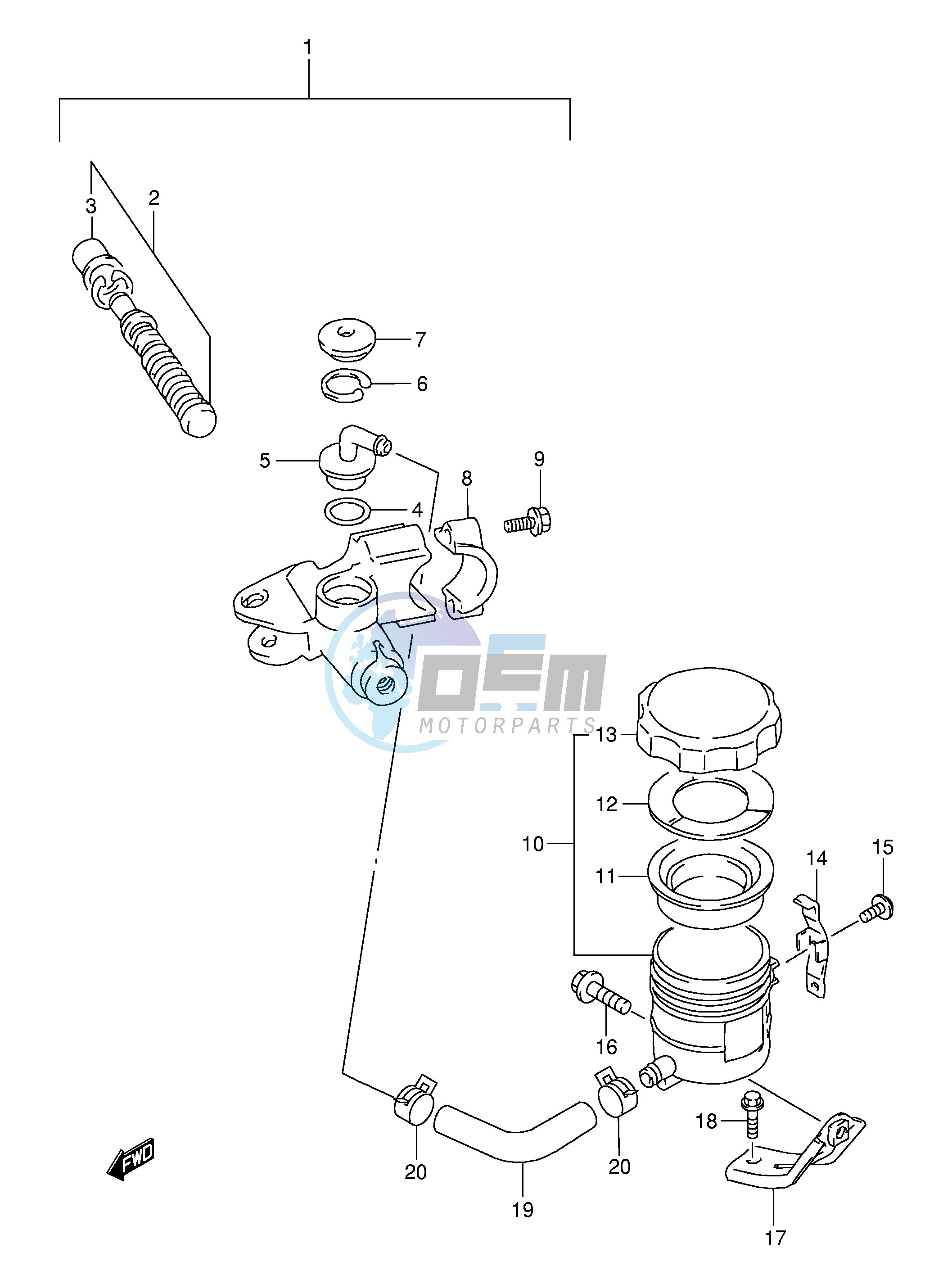 FRONT MASTER CYLINDER