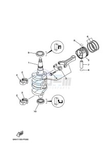 F20ESR-2010 drawing CRANKSHAFT--PISTON