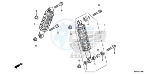 TRX420TMD TRX420 Europe Direct - (ED) drawing FRONT CUSHION