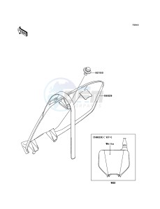 KX250 KX250R8F EU drawing Accessory