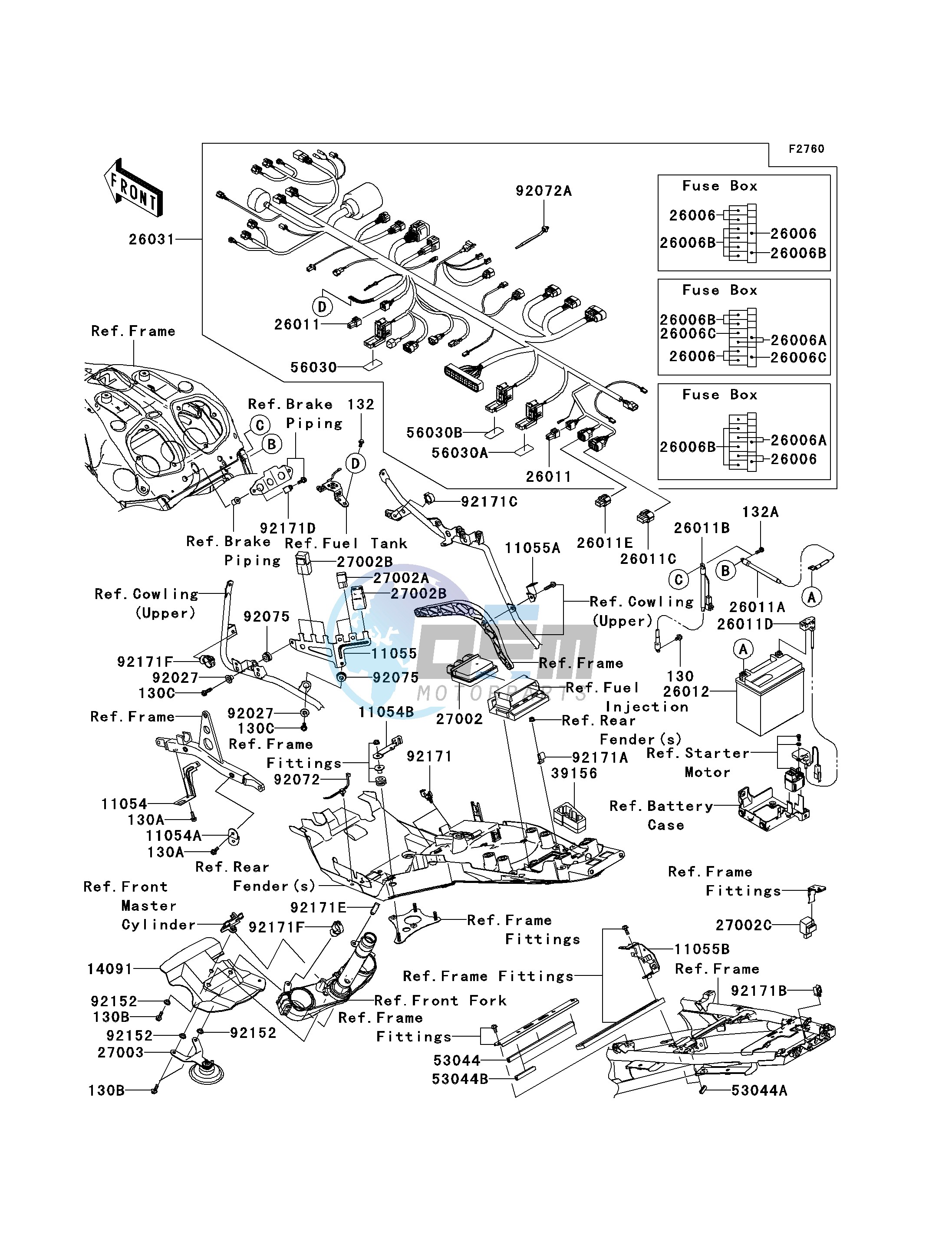 CHASSIS ELECTRICAL EQUIPMENT -- A8F- -