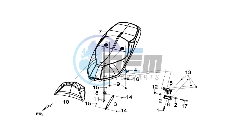 BUDDYSEAT / REAR LUGGAGE FRAME /