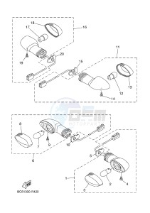 MTT690-A MT-07 TRACER TRACER 700 (BC61 BC61 BC61) drawing FLASHER LIGHT