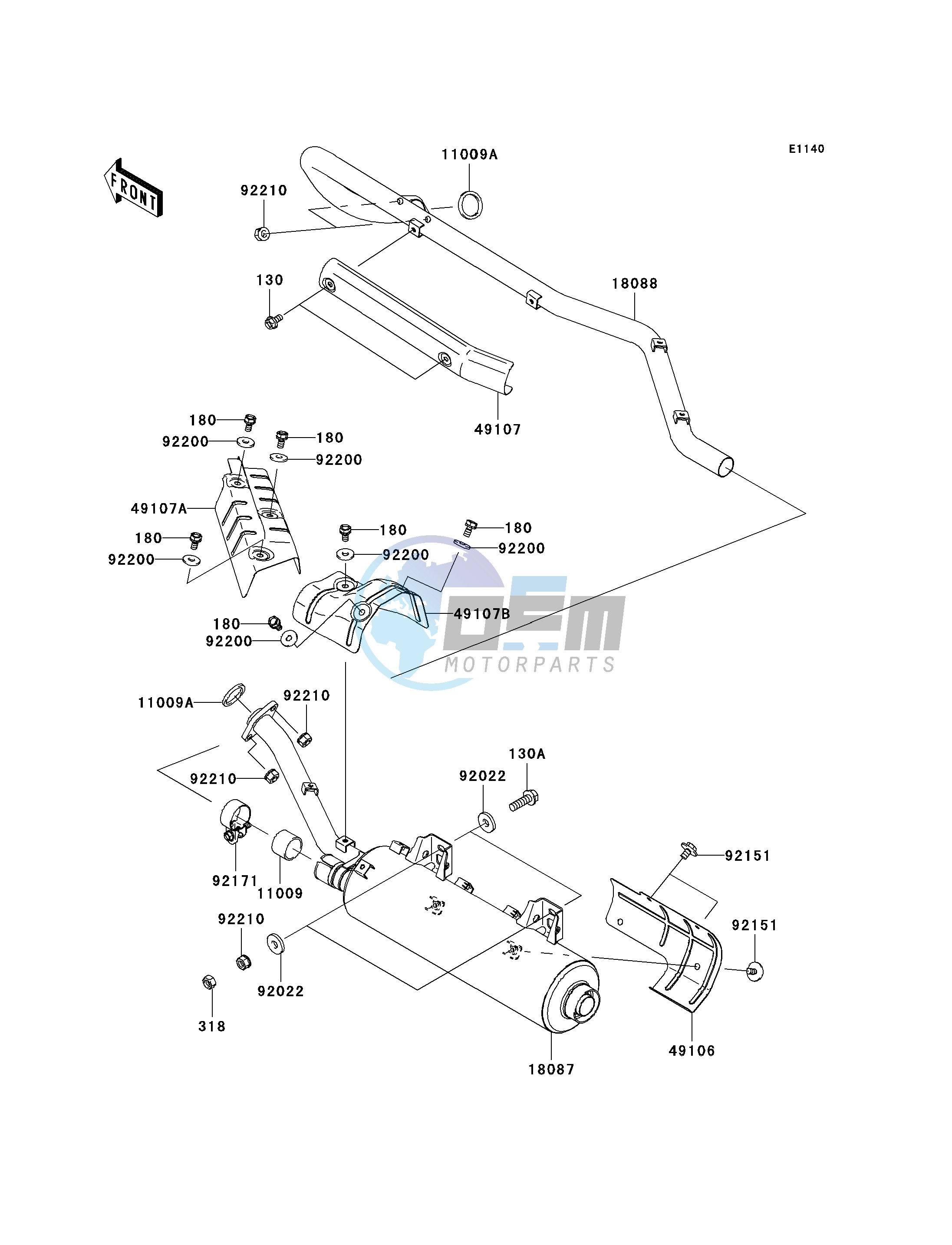 MUFFLER-- S- ---  - JKAVFDB1 6B503806- -