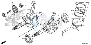 TRX420FM1G TRX420 Europe Direct - (ED) drawing CRANK SHAFT/PISTON