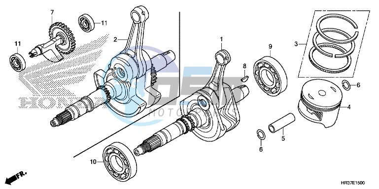 CRANK SHAFT/PISTON