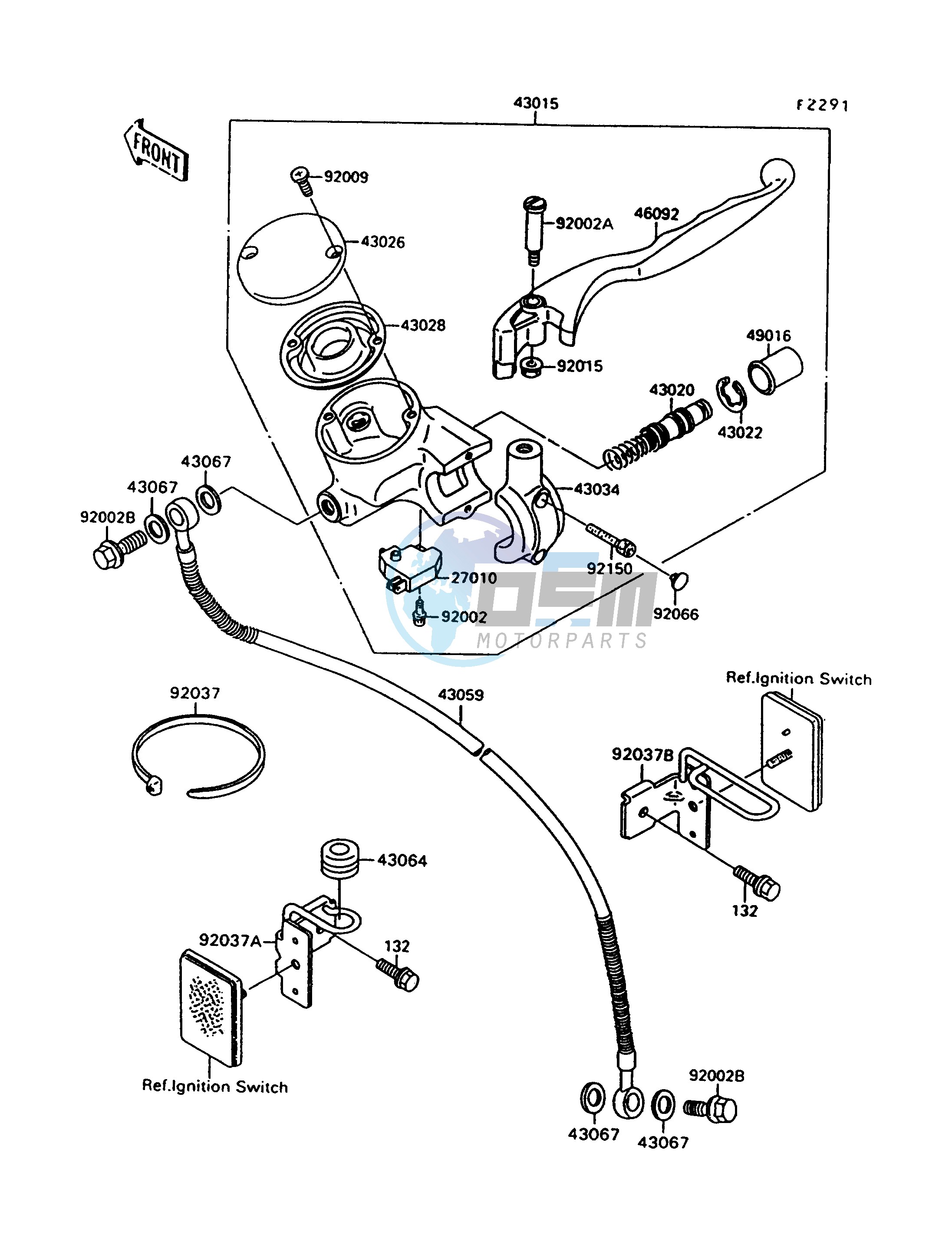 FRONT MASTER CYLINDER