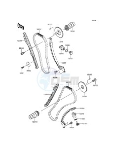 VULCAN 900 CLASSIC VN900BGFA GB XX (EU ME A(FRICA) drawing Camshaft(s)/Tensioner