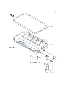 JET SKI ULTRA LX JT1500KCF EU drawing Oil Pan