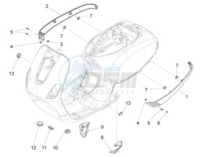 S 125 4T 3V E3 ie Taiwan drawing Side cover - Spoiler