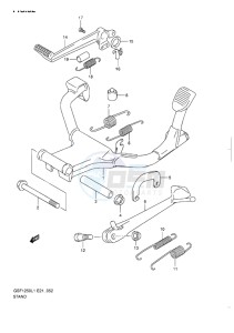 GSF-1250 BANDIT EU drawing STAND