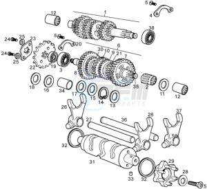 SMT 50 drawing Drive shaft