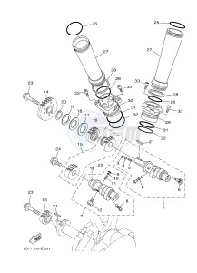 XV1900A MIDNIGHT STAR (1CR4) drawing CAMSHAFT & CHAIN