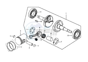 DD EU2 - 50 cc drawing CRANKSHAFT