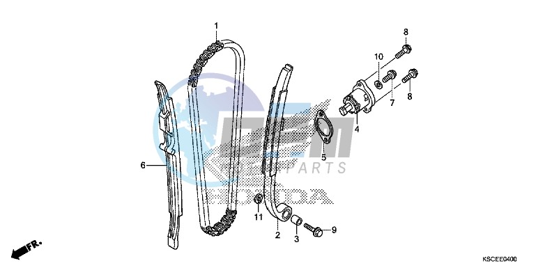 CAM CHAIN/TENSIONER