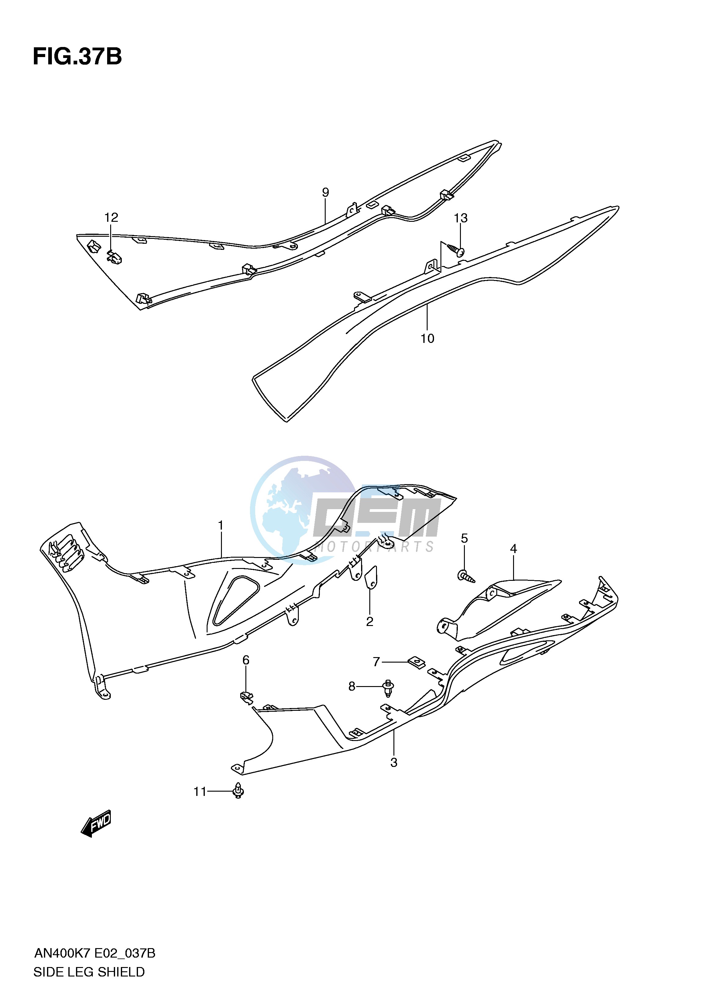 SIDE LEG SHIELD (MODEL L0)