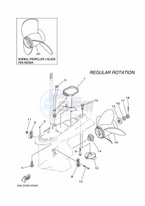 F200CETX drawing PROPELLER-HOUSING-AND-TRANSMISSION-2