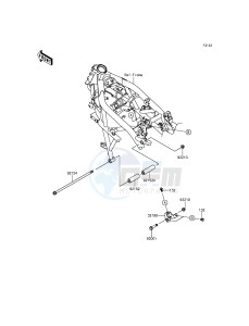 NINJA 250SL BX250AGF XX (EU ME A(FRICA) drawing Engine Mount