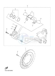 XVS950CUD-A XV950 ABS XV950 R-SPEC (BS58) drawing REAR BRAKE CALIPER