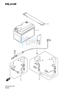 UH125 ABS BURGMAN EU drawing BATTERY