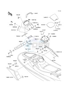 JT 1200 D [STX-12F] (D6F-D7F) D7F drawing HULL MIDDLE FITTINGS