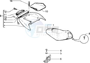 NRG 50 MC3 drawing Saddle