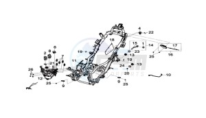 GTS 300i drawing FRAME