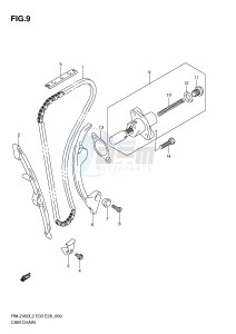 RM-Z450 (E3) drawing CAM CHAIN