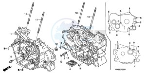 TRX680FA9 Australia - (U) drawing CRANKCASE