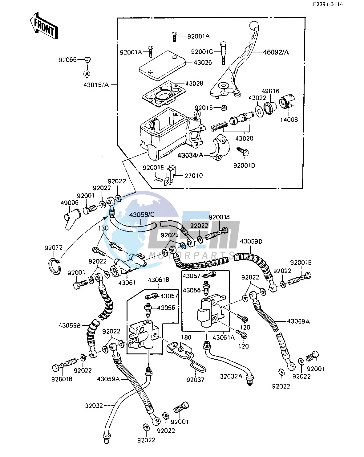 FRONT MASTER CYLINDER