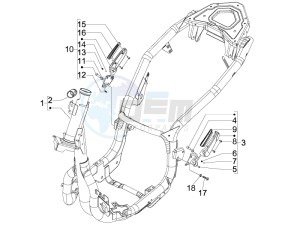 Carnaby 300 4t ie Cruiser drawing Frame bodywork