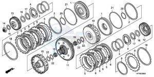 TRX420FPAA Australia - (U / PS) drawing CLUTCH