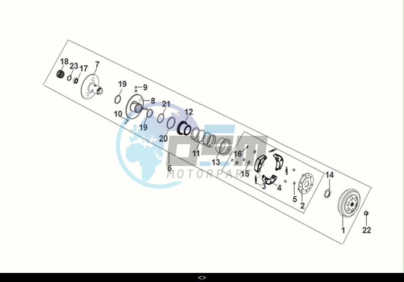 DRIVEN PULLEY ASSY