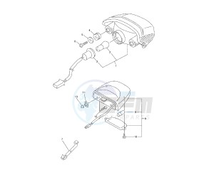 FZ6 FAZER S2 600 drawing TAILLIGHT