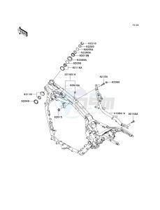 VN 1600 D [VULCAN 1600 NOMAD] (D6F-D8FA) D7F drawing FRAME