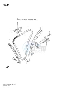 GSX-R1000 (E2) drawing CAM CHAIN