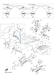 YZF-R1 YZF-R1E 998 R1 (2SG3) drawing COWLING 2