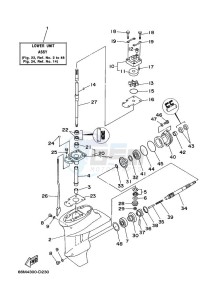 F15AMHS drawing PROPELLER-HOUSING-AND-TRANSMISSION-1