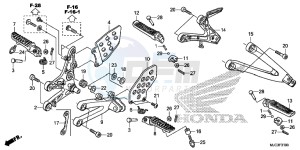 CBR600RAD CBR600RR ABS UK - (E) drawing STEP