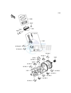 NINJA H2R ZX1000PGF EU drawing Crankshaft/Piston(s)