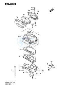 VZR1800BZ BOULEVARD EU drawing SPEEDOMETER