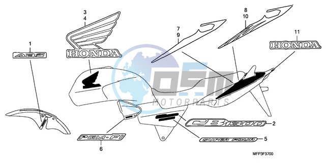 MARK (CB1300/CB1300A)