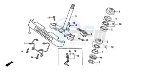 CA125 REBEL drawing STEERING STEM