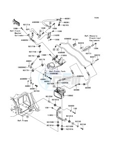 ZZR1400_ABS ZX1400FDFA FR GB XX (EU ME A(FRICA) drawing Brake Piping