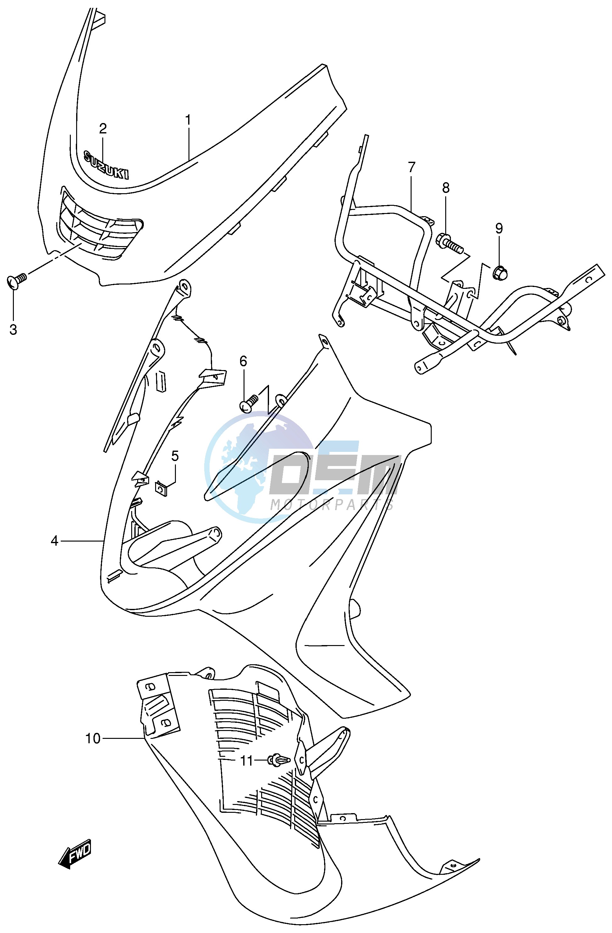 FRONT LEG SHIELD (MODEL K1)